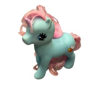 My Little Pony G3 Bumbleberry Teal Unicorn Pink Tinsel Hair Bumblebee Cutie Mark